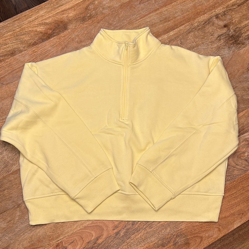 A New Day Cropped Half Zip